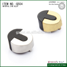 Zink-Legierung &amp; Gummi zylindrische Form Magnet Türstopper